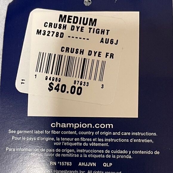 NWT Champion Tye-Die Leggings - Picture 6 of 6